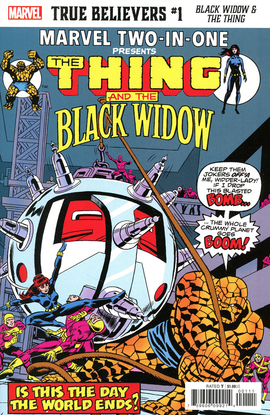 True Believers Black Widow & The Thing #1