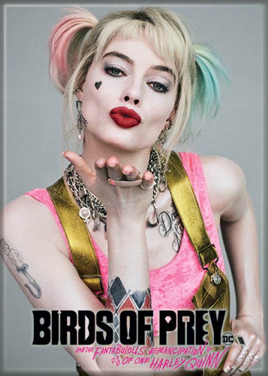 Birds Of Prey Movie 2.5x3.5-inch Magnet - Harley Kiss (73544DC)