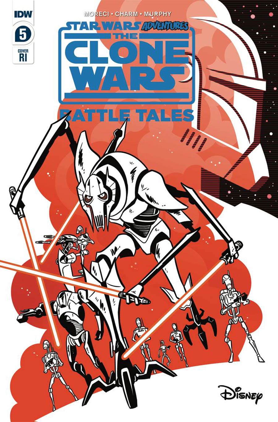 Star Wars Adventures Clone Wars Battle Tales #5 Cover B Incentive Derek Charm Variant Cover