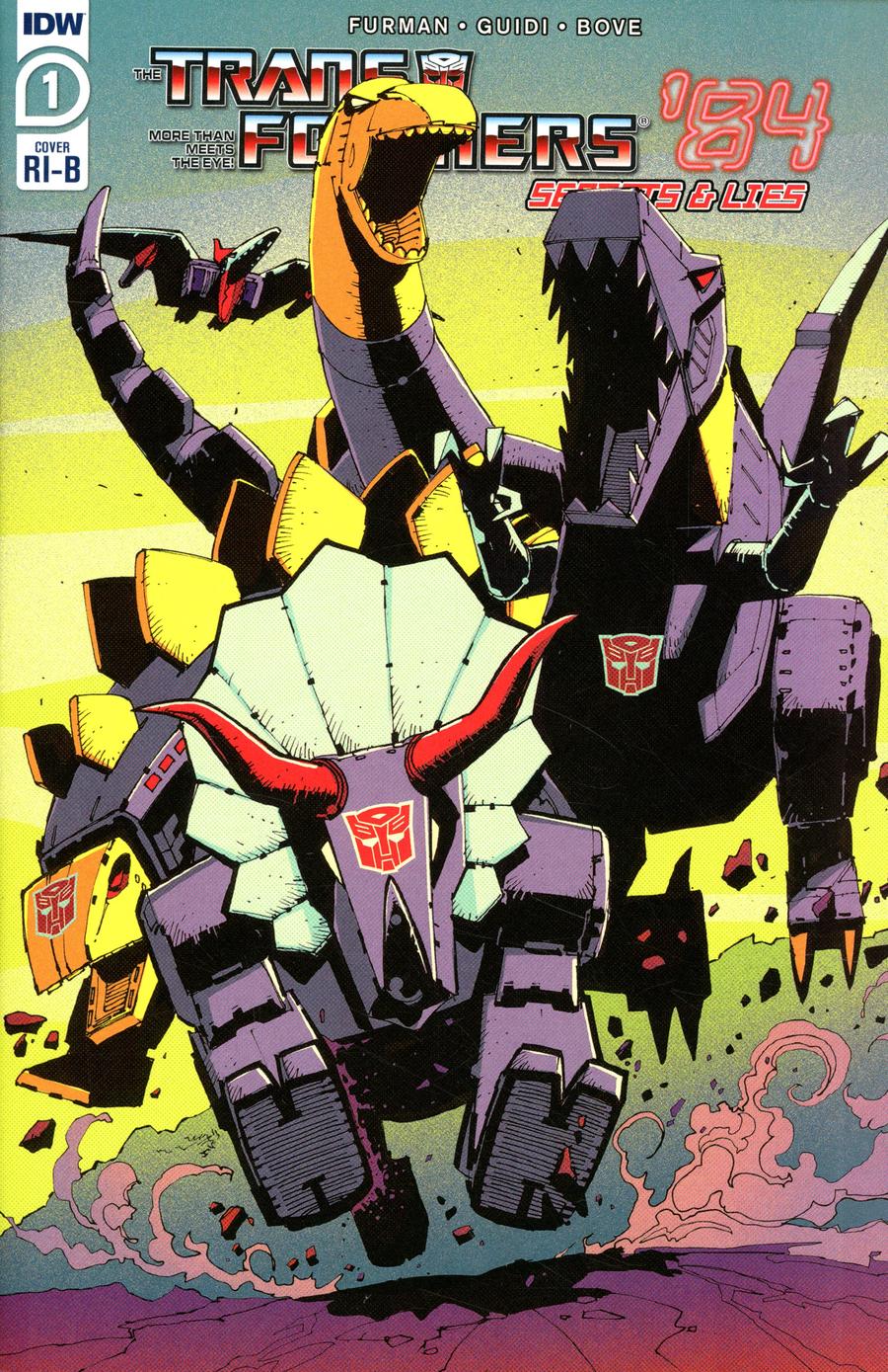 Transformers 84 Secrets And Lies #1 Cover D Incentive Geoff Senior Variant Cover