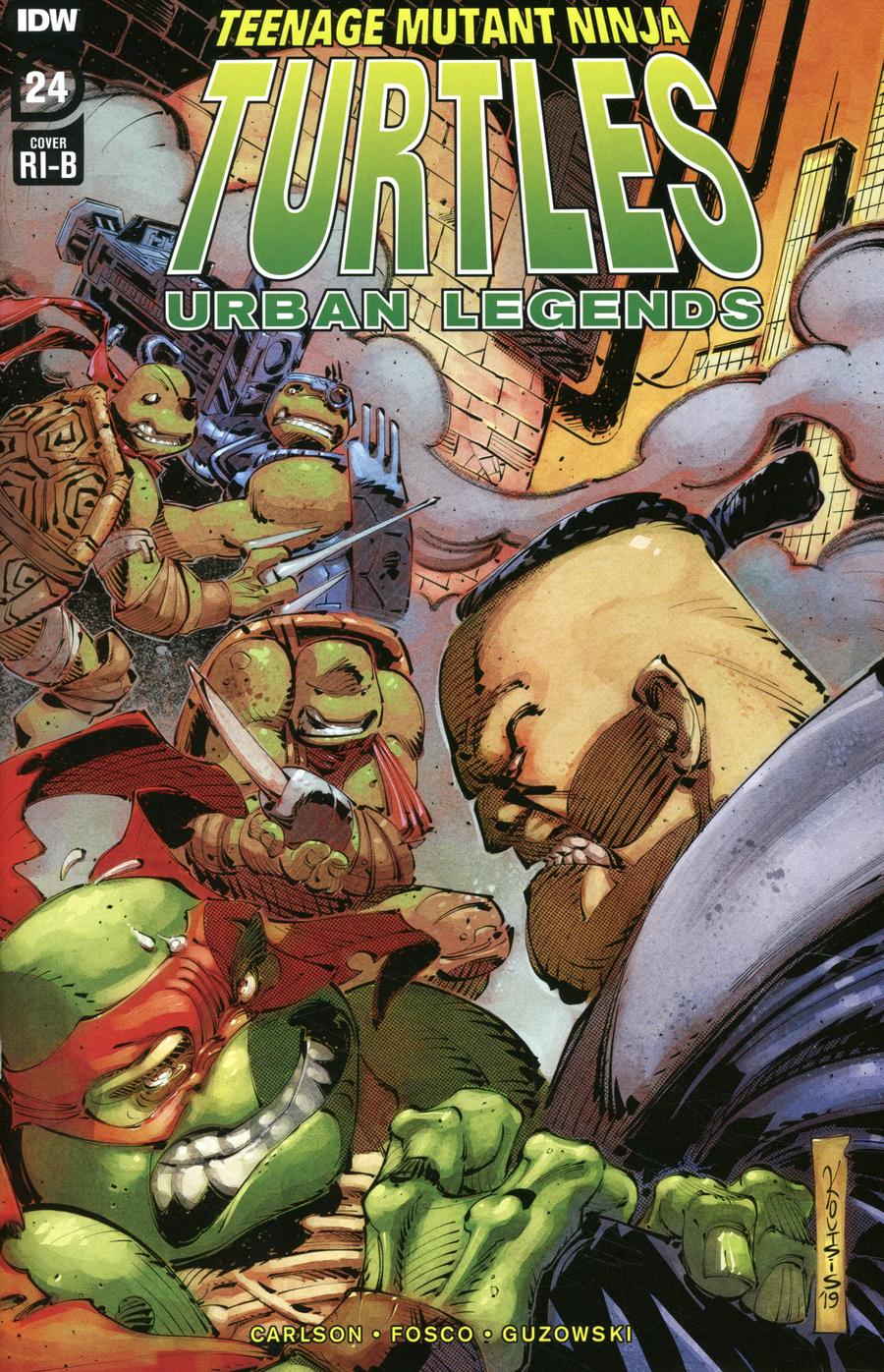 Teenage Mutant Ninja Turtles Urban Legends #24 Cover D Incentive Nikos Koutsis Variant Cover