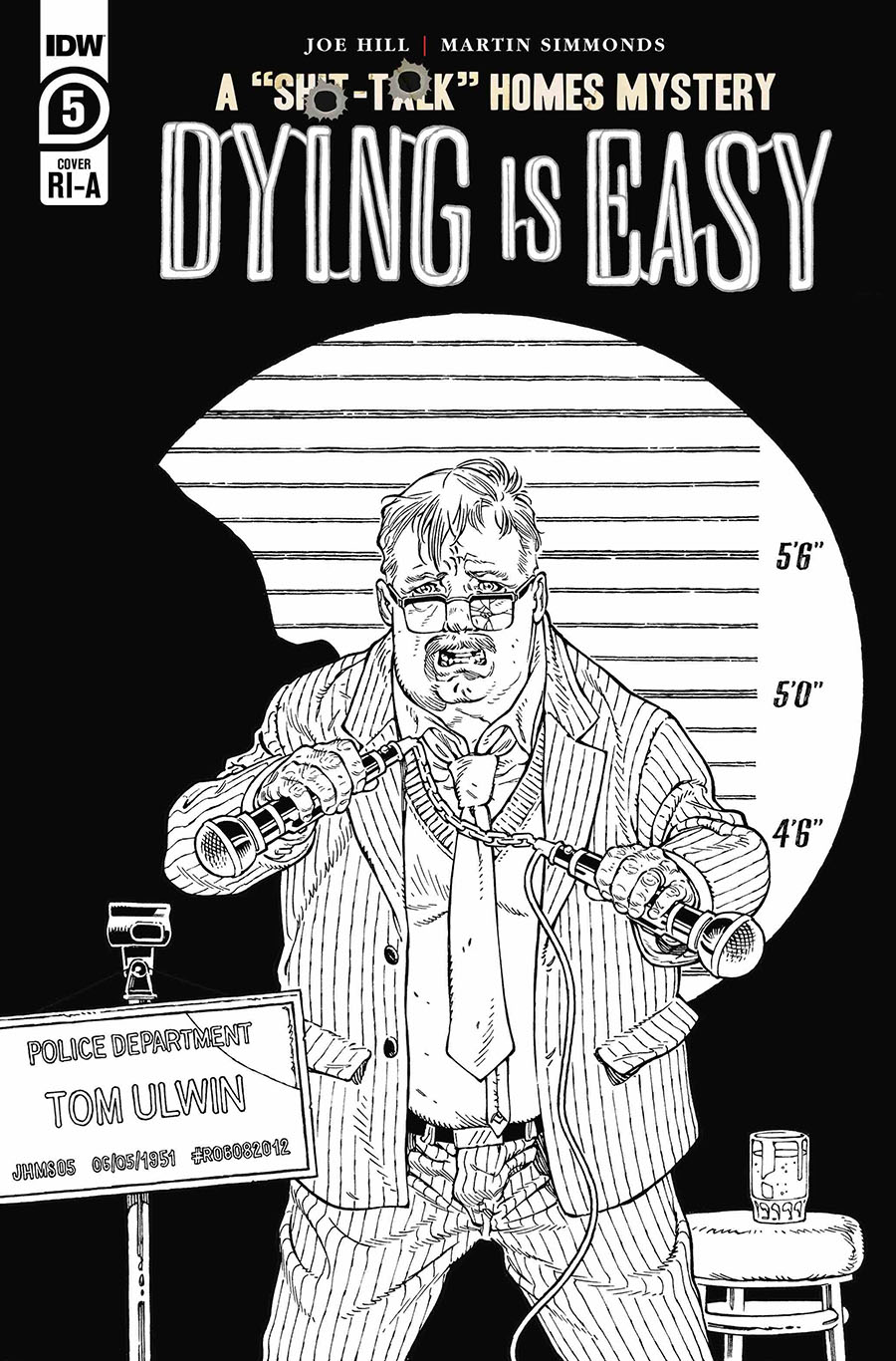 Dying Is Easy #5 Cover C Incentive Gabriel Rodriguez Black & White Cover