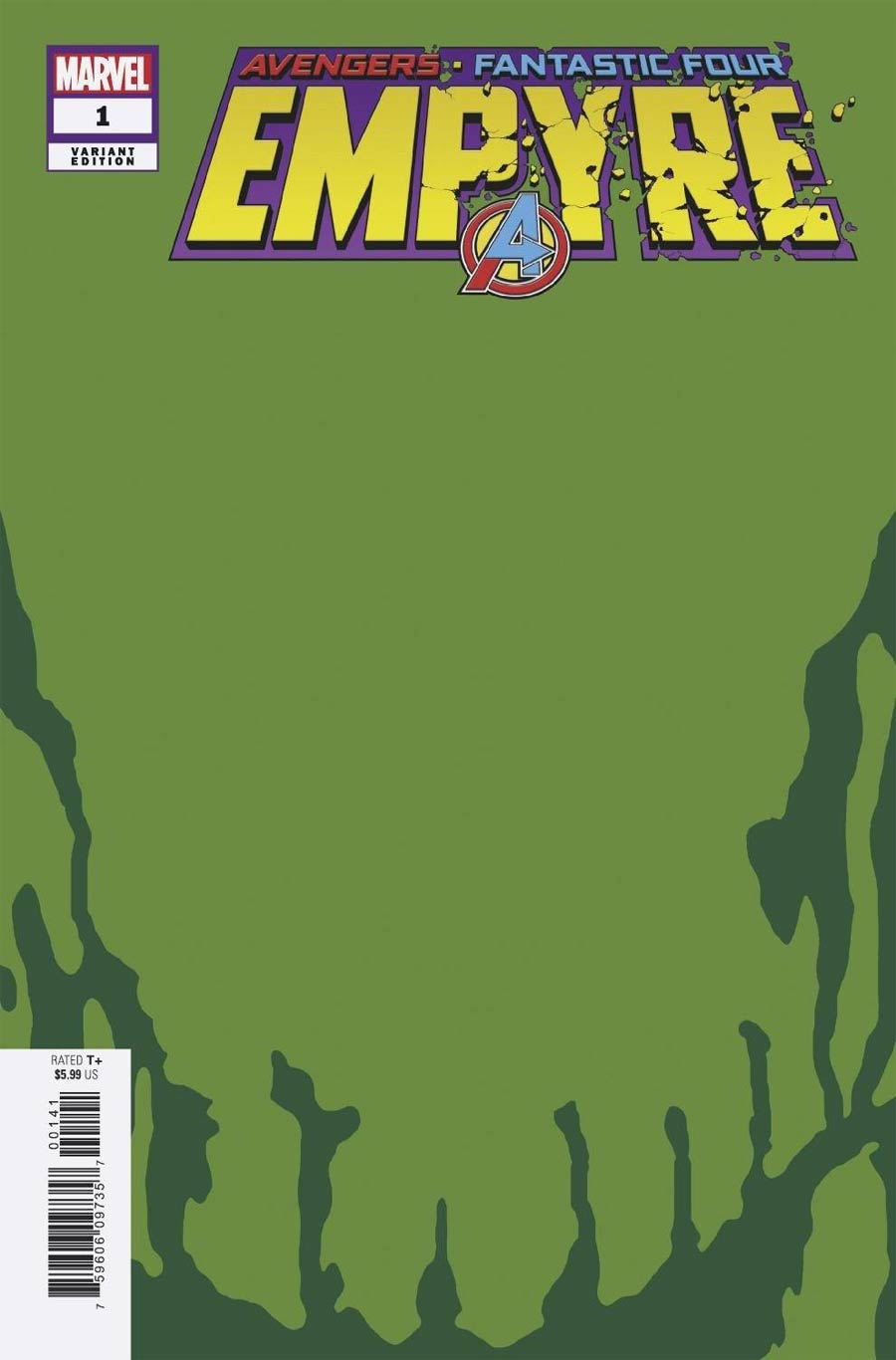 Empyre #1 Cover M Incentive Skrull Green Variant Cover