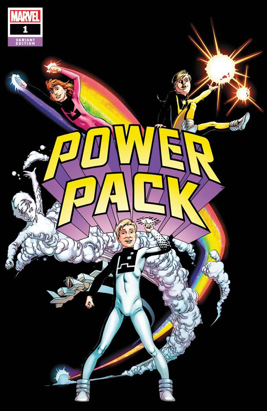 Power Pack Vol 4 #1 Cover E Incentive June Brigman Hidden Gem Variant Cover (Outlawed Tie-In)