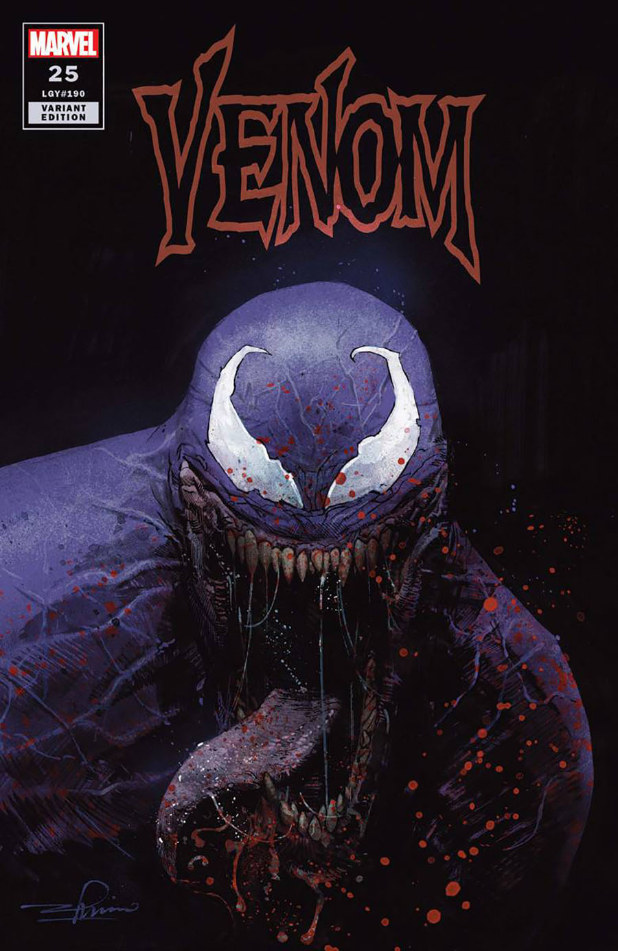 Venom Vol 4 #25 Cover H Incentive Gerardo Zaffino Variant Cover