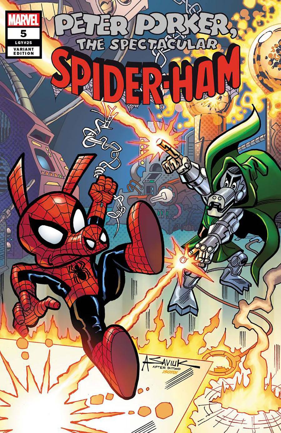 Spider-Ham #5 Cover B Incentive Alex Saviuk Variant Cover