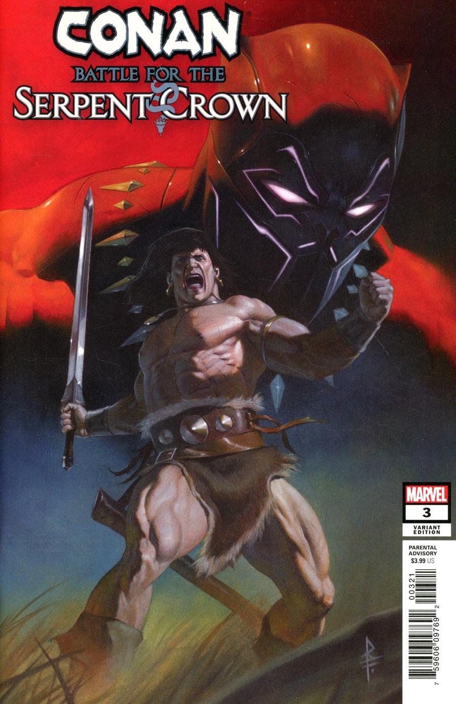 Conan Battle For The Serpent Crown #3 Cover C Incentive Riccardo Federici Variant Cover
