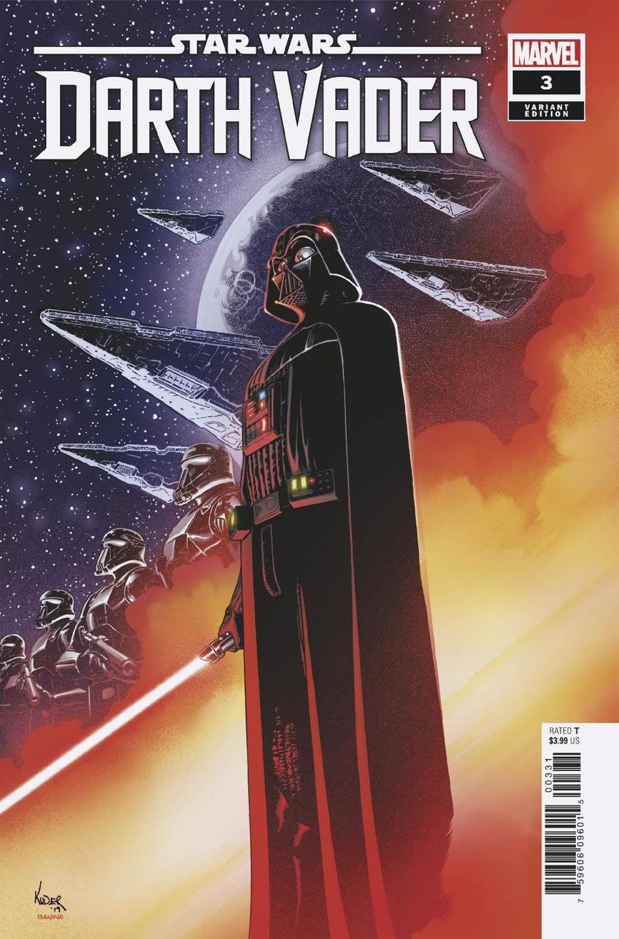 Star Wars Darth Vader #3 Cover C Incentive Aaron Kuder Variant Cover
