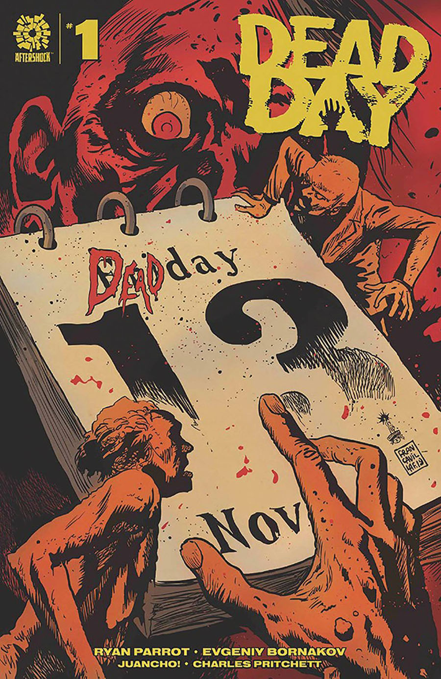 Dead Day #1 Cover B Incentive Francesco Francavilla Variant Cover