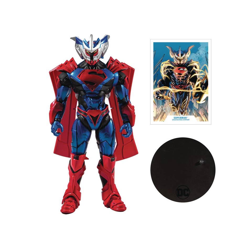 DC Multiverse Armored Wave 1 Superman Unchained Armor 7-Inch Scale Action Figure Case