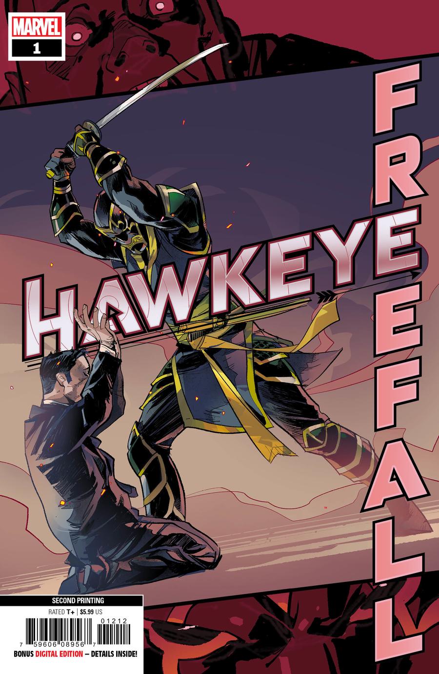 Hawkeye Freefall #1 Cover G 2nd Ptg Otto Schmidt Variant Cover