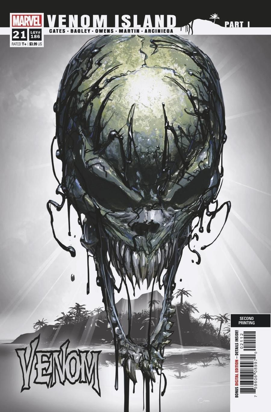 Venom Vol 4 #21 Cover F 2nd Ptg Clayton Crain Variant Cover