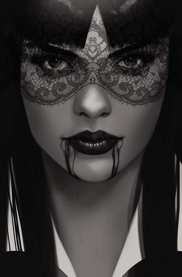 Vengeance Of Vampirella Vol 2 #5 Cover K Incentive Ben Oliver Black & White Virgin Cover