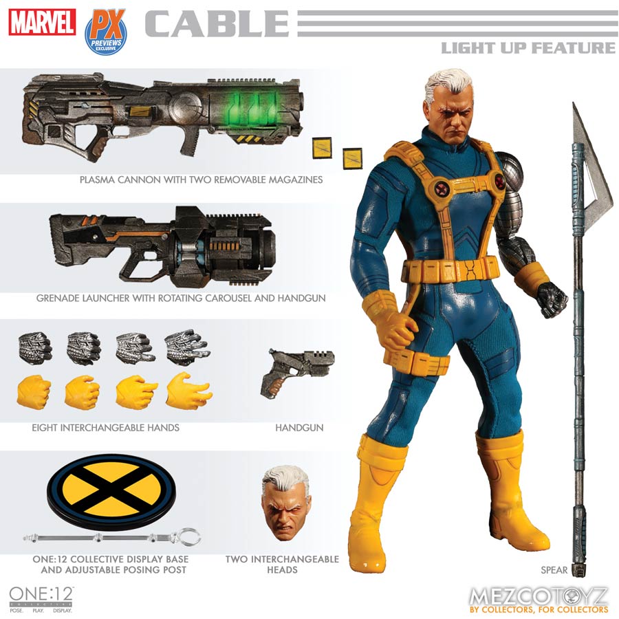 One-12 Collective Marvel Cable X-Men Edition Previews Exclusive Action Figure