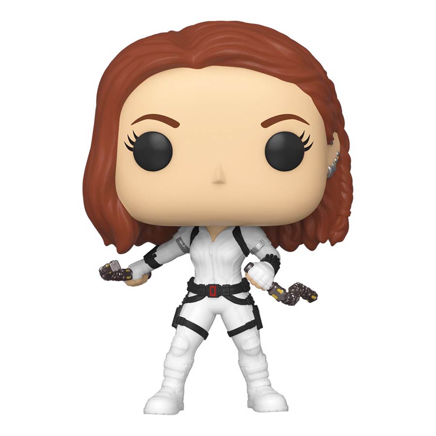 POP Marvel Black Widow Movie Black Widow White Suit Vinyl Bobble Head