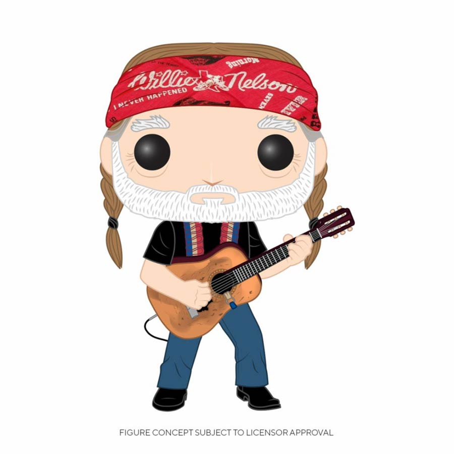 POP Rocks Willie Nelson Vinyl Figure