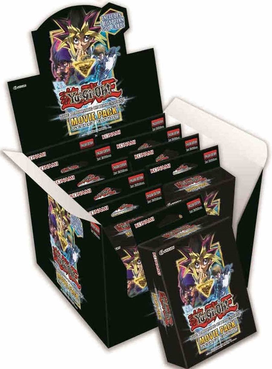 Yu-Gi-Oh Movie Pack Secret Edition Box Display Of 10 Boxes