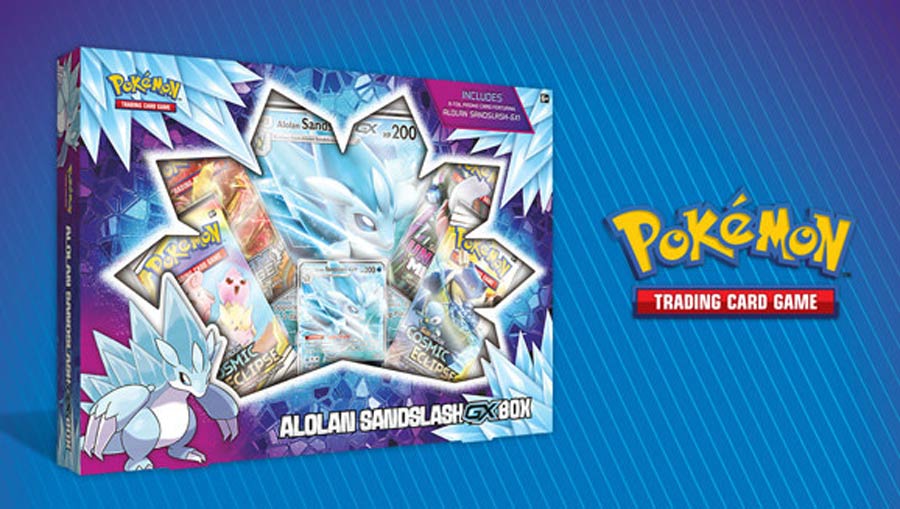 Pokemon TCG Alolan Sandslash GX Box