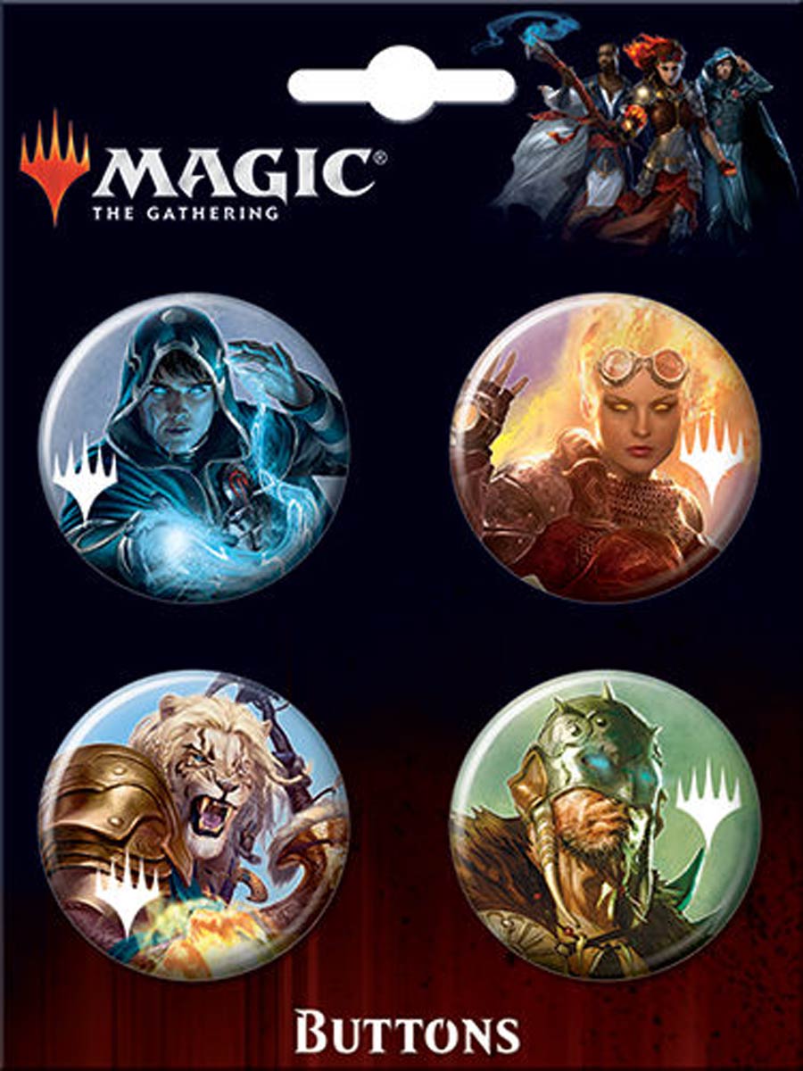 Magic The Gathering Carded 4-Button Set C (87971BT4)