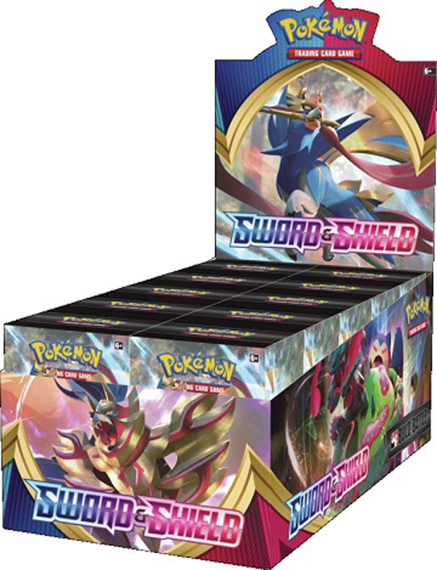 Pokemon TCG Sword And Shield Build And Battle Box Display Of 10 Build And Battle Boxes
