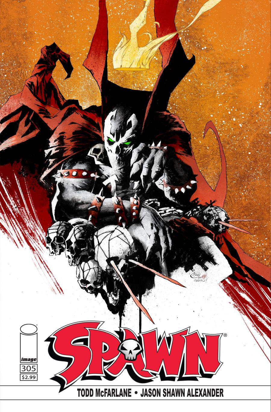 Spawn #305 Cover D Variant Jason Shawn Alexander Cover