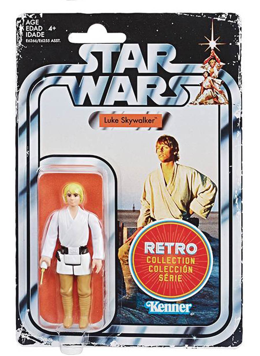 Star Wars Episode IV A New Hope Retro Collection 3.75-Inch Action Figure Assortment 201901 - Luke Skywalker