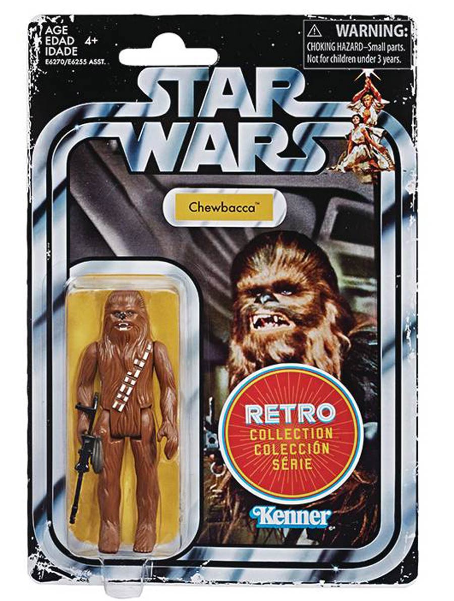 Star Wars Episode IV A New Hope Retro Collection 3.75-Inch Action Figure Assortment 201901 - Chewbacca