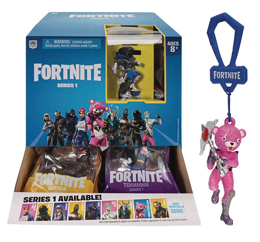 Fortnite Figure Hanger Series 1 18-Piece Assortment Display