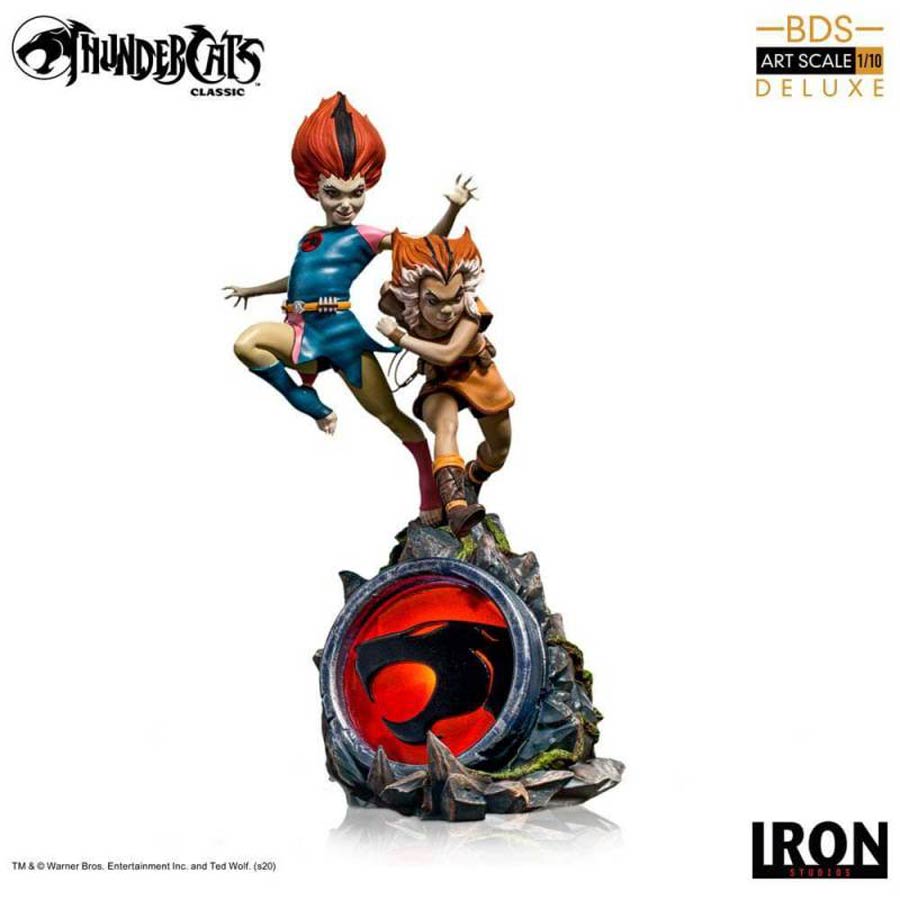 ThunderCats WilyKit And WilyKat 1/10 Scale Battle Diorama Art Scale Statue