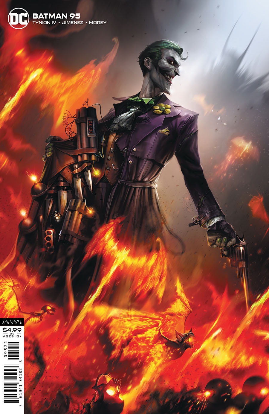 Batman Vol 3 #95 Cover B Variant Francesco Mattina Card Stock Cover (Joker War Tie-In)