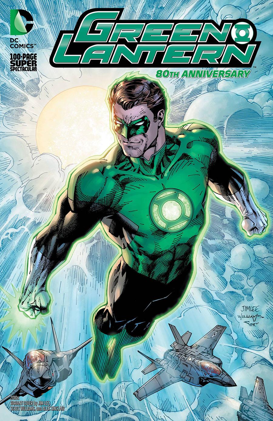 Green Lantern 80th Anniversary 100-Page Super Spectacular #1 Cover I Variant Jim Lee & Scott Williams 2010s Cover