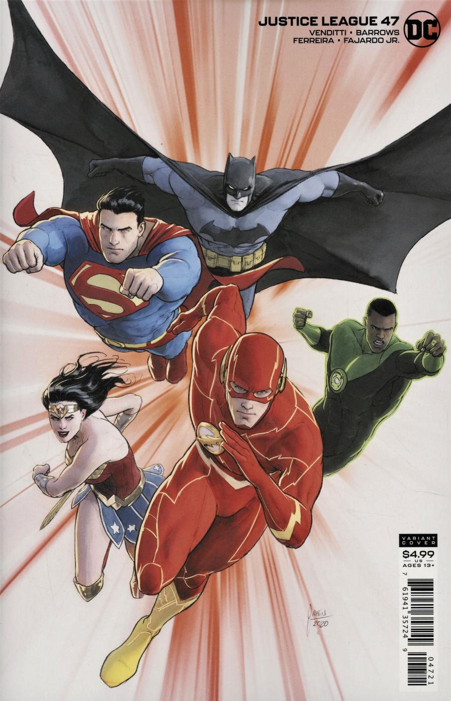 Justice League Vol 4 #47 Cover B Variant Mikel Janin Card Stock Cover