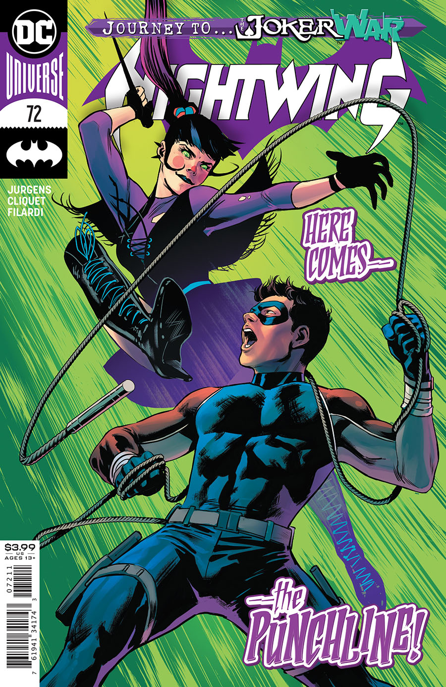 Nightwing Vol 4 #72 Cover A Regular Travis Moore Cover (Joker War Tie-In)