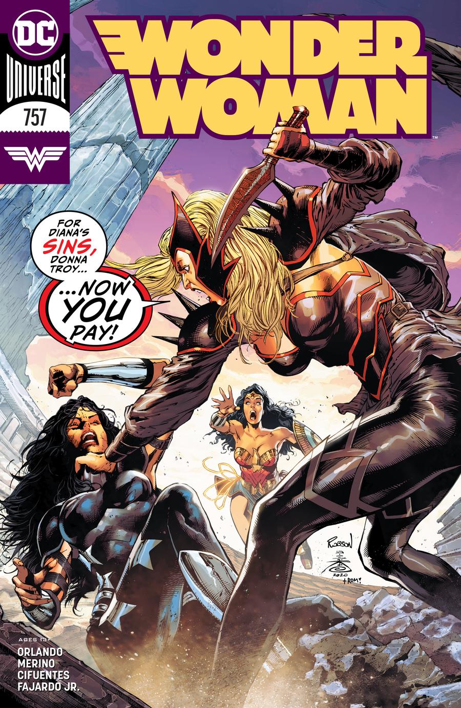 Wonder Woman Vol 5 #757 Cover A Regular Robson Rocha & Danny Miki Cover