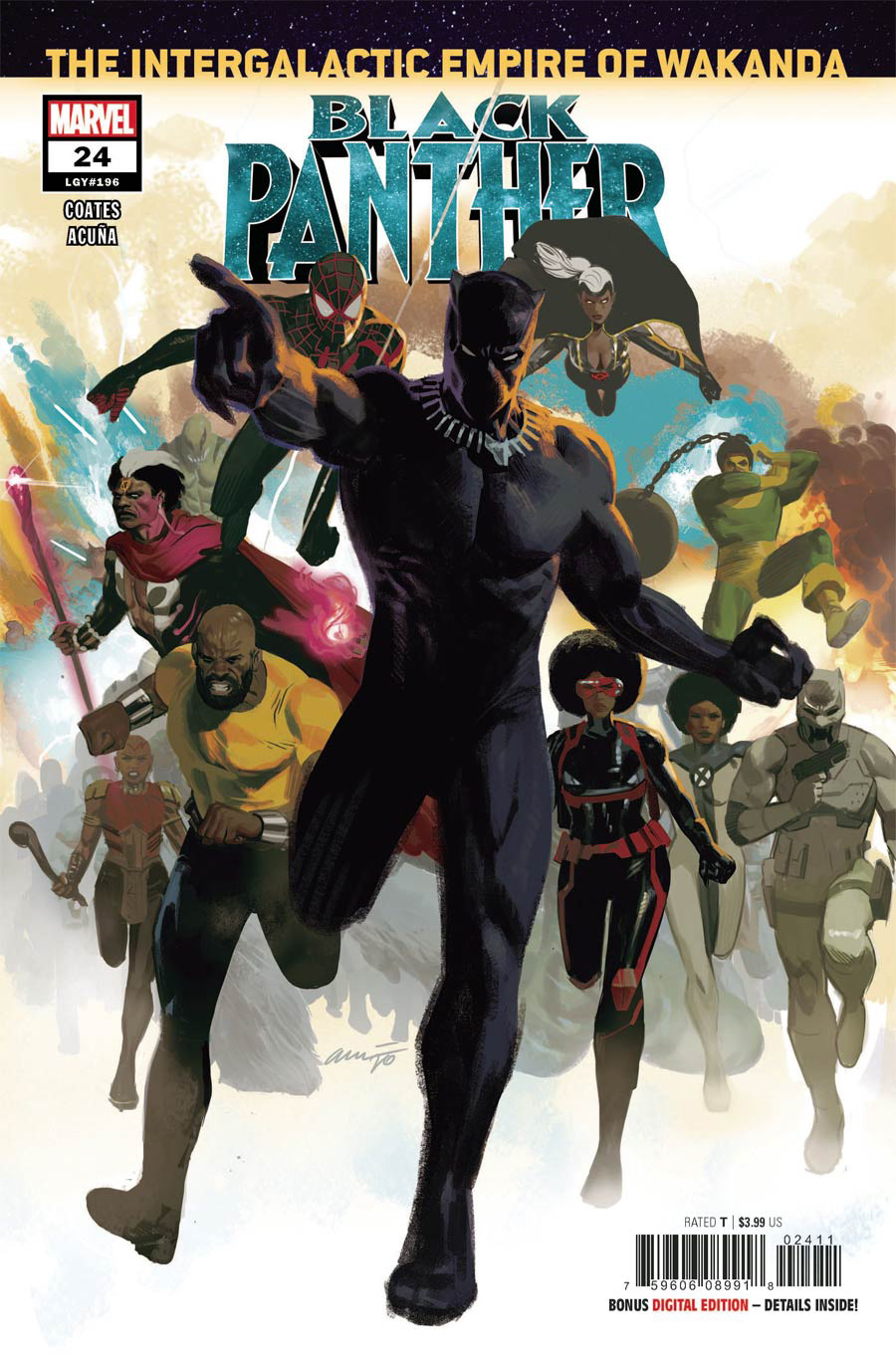 Black Panther Vol 7 #24 Cover A Regular Daniel Acuna Cover