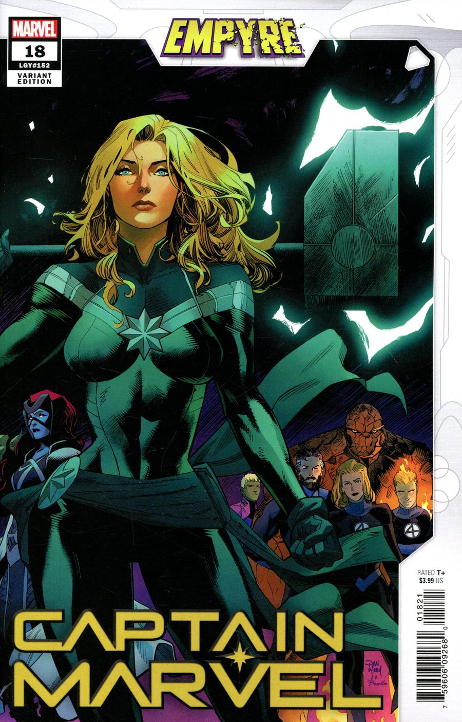 Captain Marvel Vol 9 #18 Cover B Variant Dan Mora Cover (Empyre Tie-In)