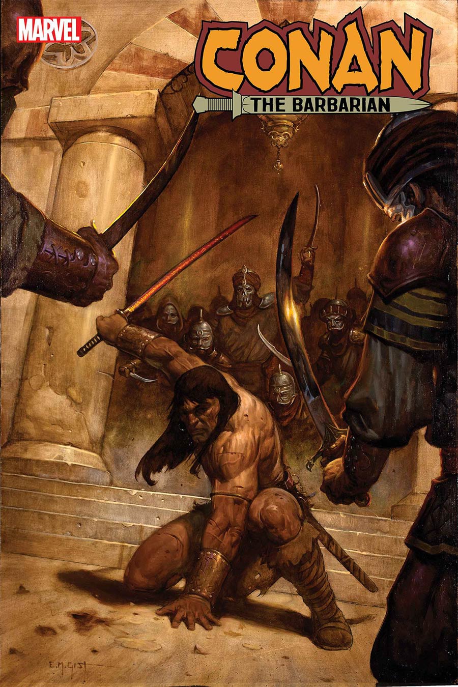 Conan The Barbarian Vol 4 #16 Cover A Regular EM Gist Cover