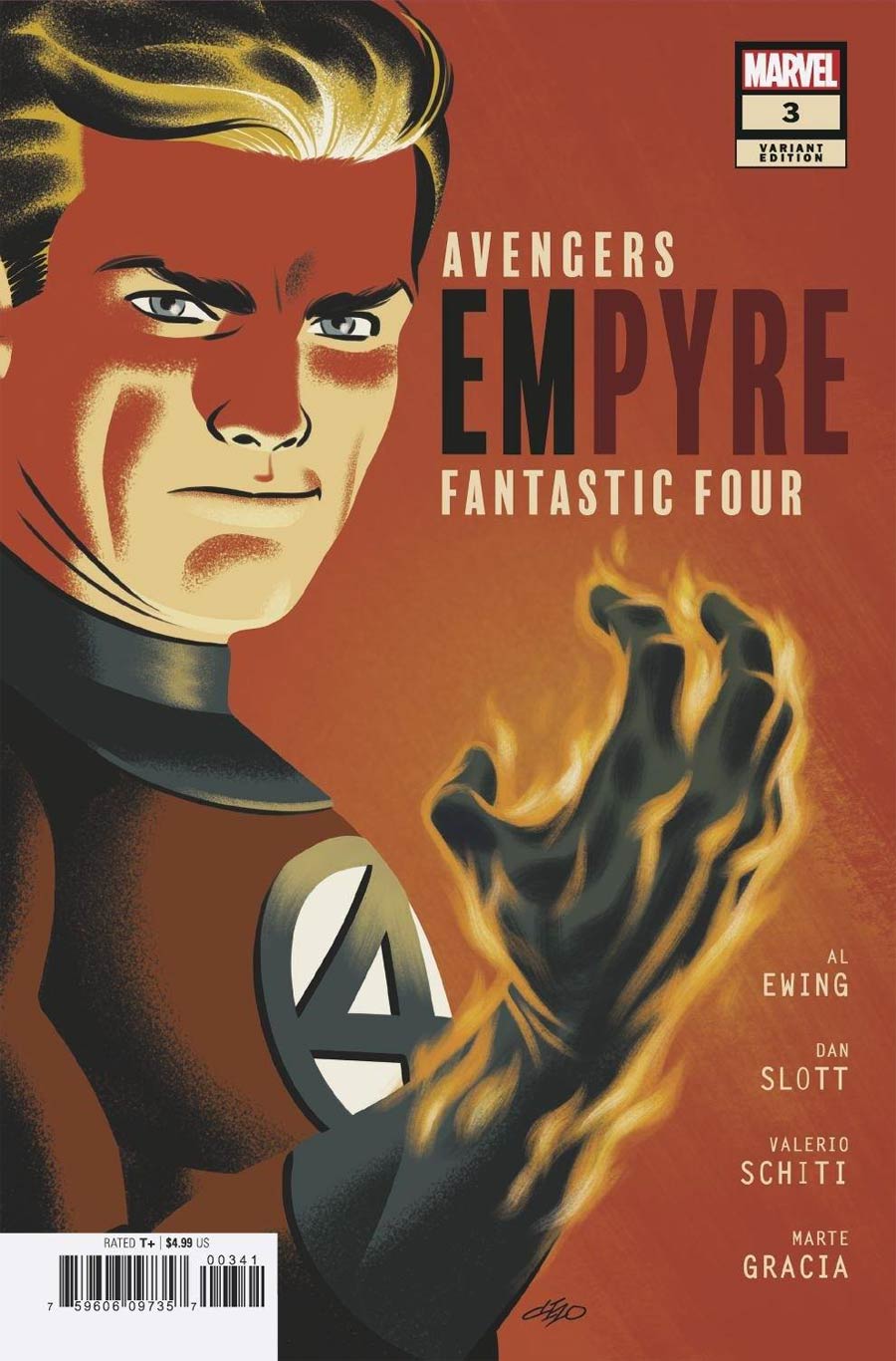 Empyre #3 Cover D Variant Michael Cho Fantastic Four Cover