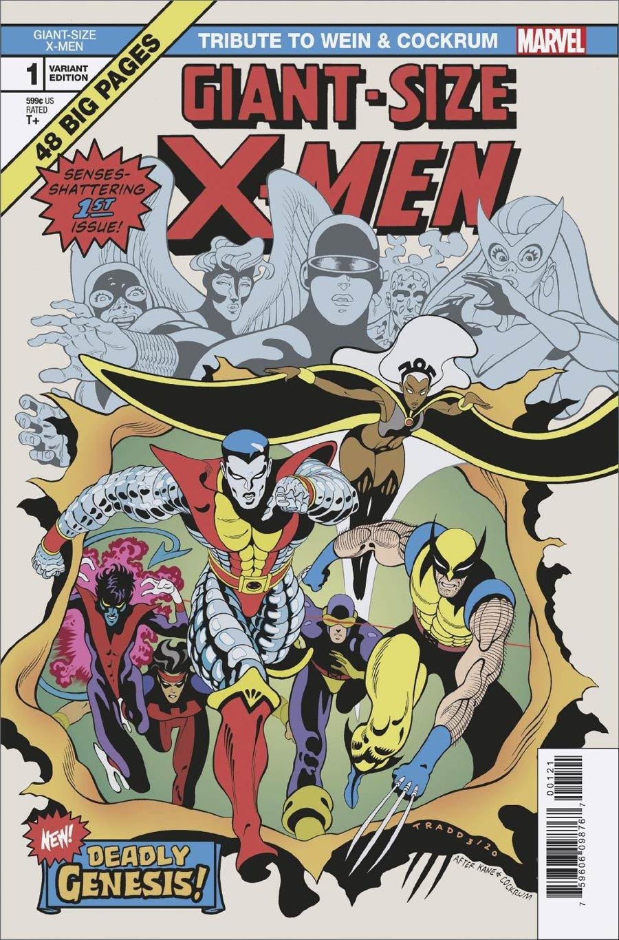 Giant-Size X-Men Tribute To Len Wein & Dave Cockrum One Shot Cover B Variant Tradd Moore Cover