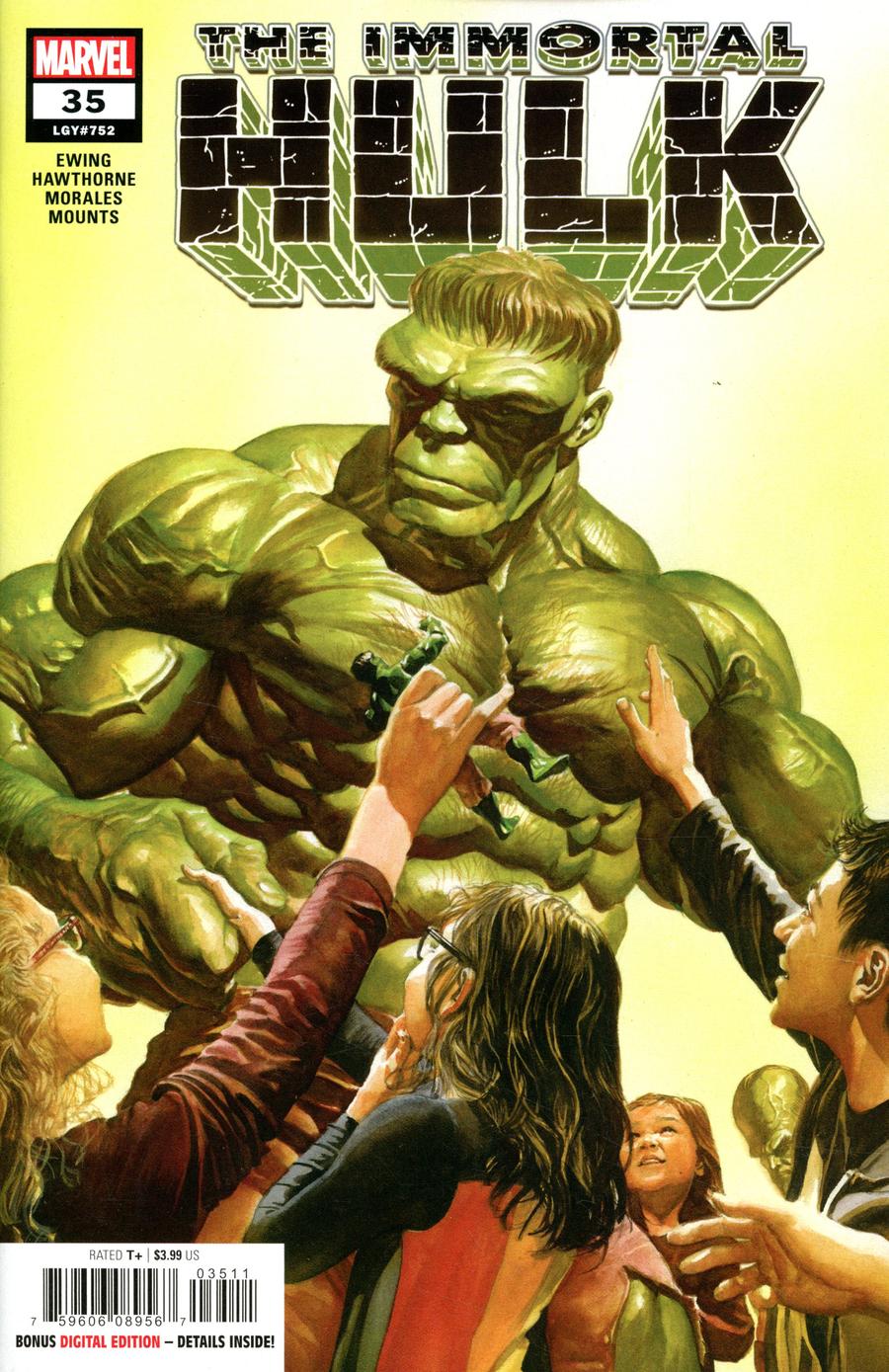 Immortal Hulk #35 Cover A 1st Ptg Regular Alex Ross Cover
