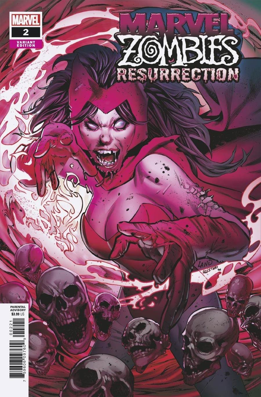 Marvel Zombies Resurrection #2 Cover B Variant Greg Land Cover