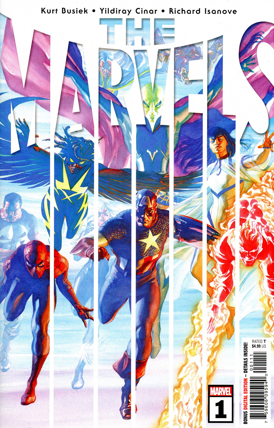 The Marvels #1 Cover A Regular Alex Ross Cover (Limit 1 Per Customer)