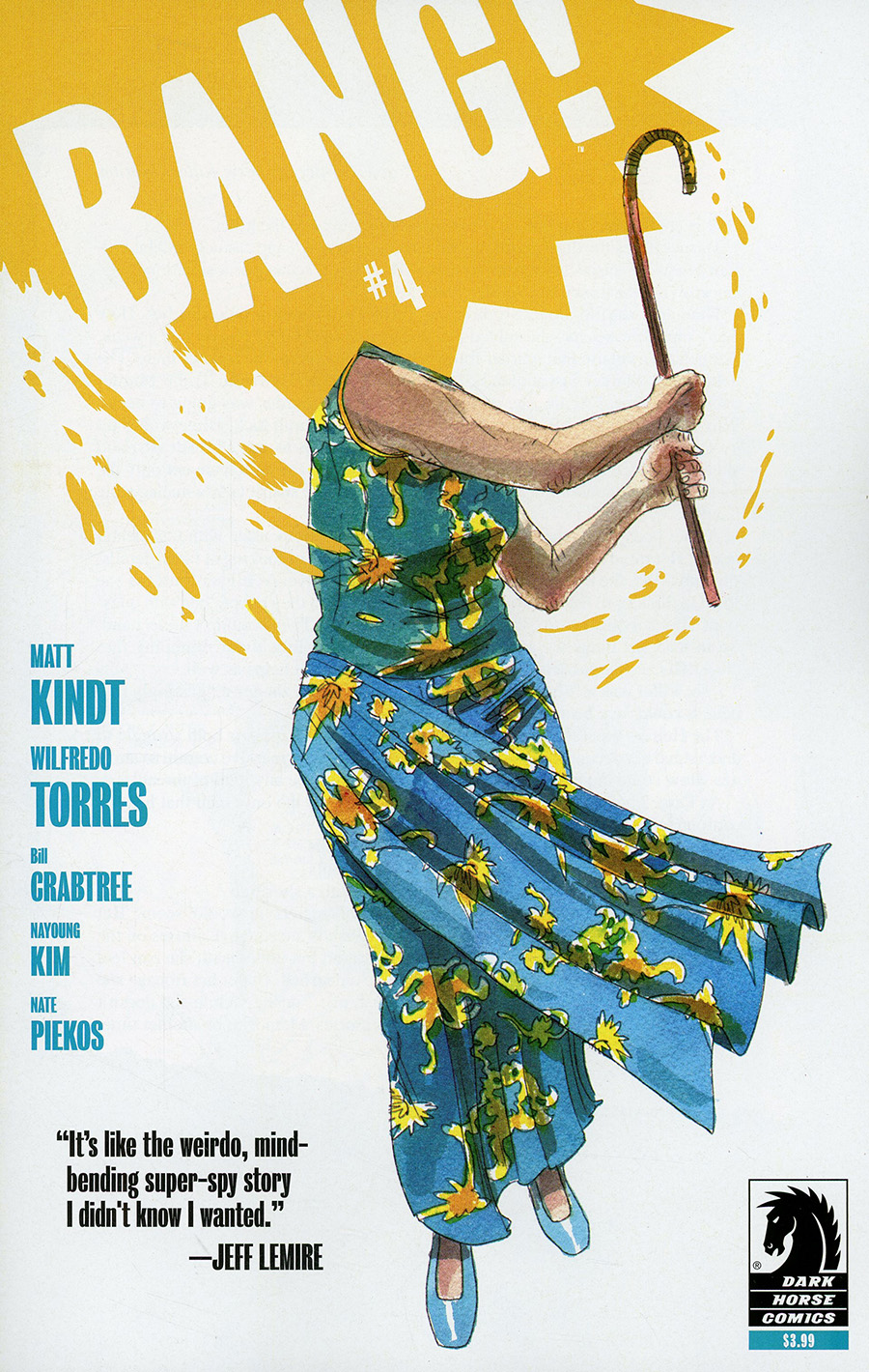 BANG #4 Cover B Variant Matt Kindt Cover