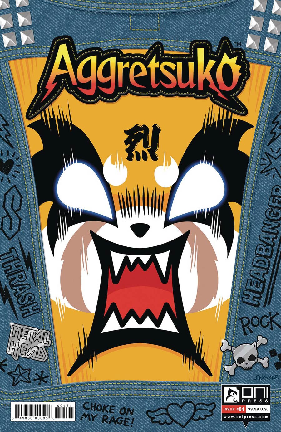 Aggretsuko #4 Cover B Variant Jeff Parker Cover