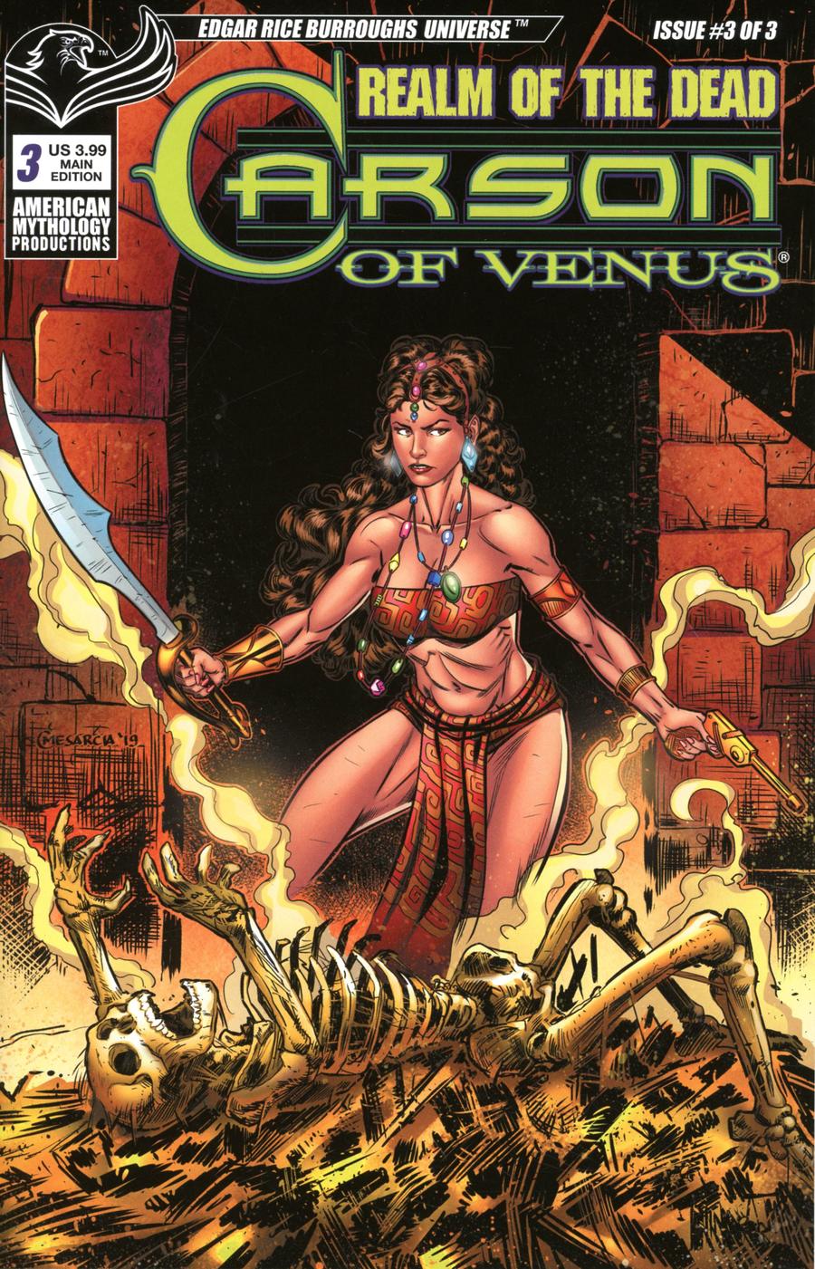 Carson Of Venus Realm Of The Dead #3 Cover A Regular Cyrus Mesarcia Cover