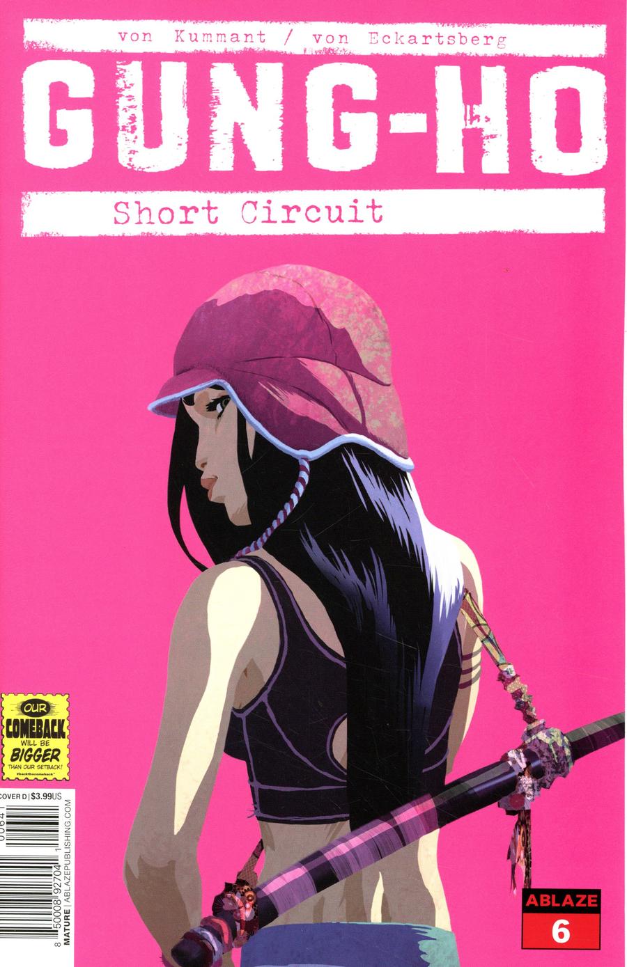 Gung-Ho #6 Cover D Variant Thomas von Kummant Yuki Pink Cover