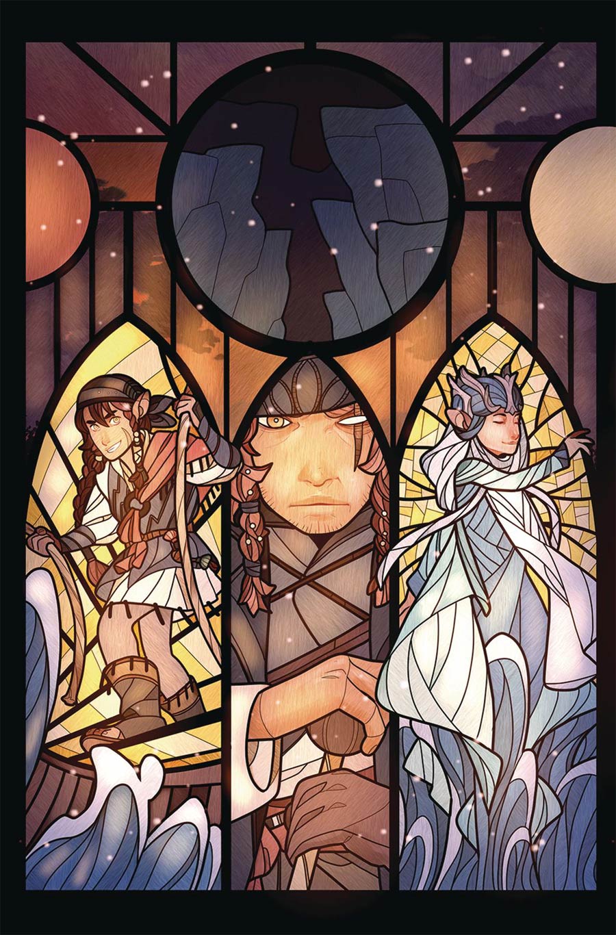 Jim Hensons Dark Crystal Age Of Resistance #9 Cover B Variant Kelly Matthews & Nichole Matthews Connecting Cover