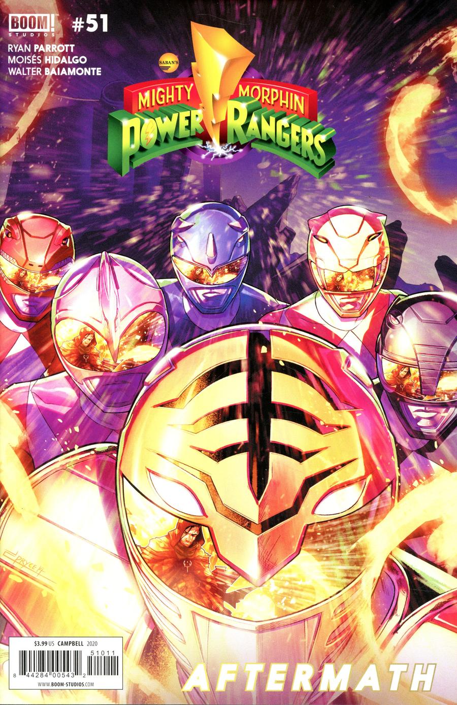 Mighty Morphin Power Rangers (BOOM Studios) #51 Cover A Regular Jamal Campbell Cover