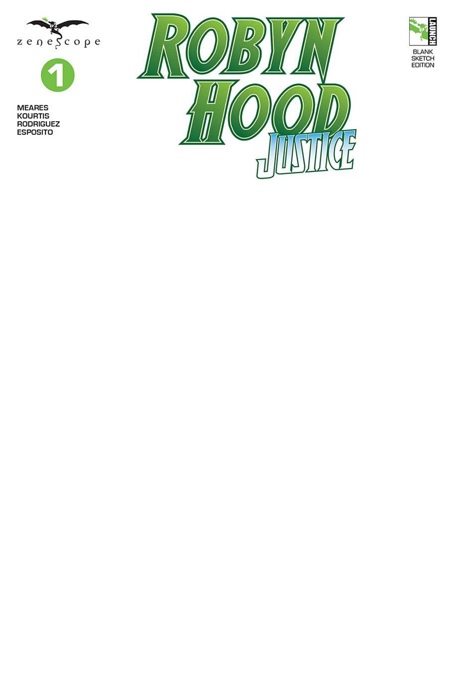 Grimm Fairy Tales Presents Robyn Hood Justice #1 Cover F Blank