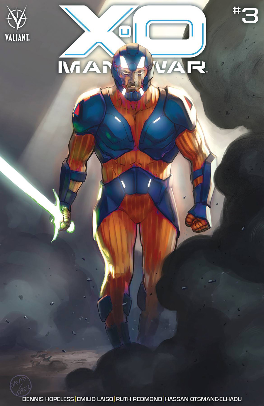 X-O Manowar Vol 5 #3 Cover C Variant David Lopez Cover
